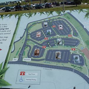 Parking Lot Map (1800 Stalls)