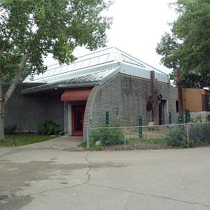 Asian Elephant Barn + Small Side Yard