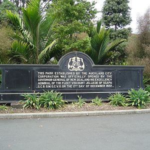 Opening plaque