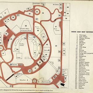 Dudley Zoo 1972 plan
