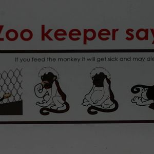 Wellington zoo sign