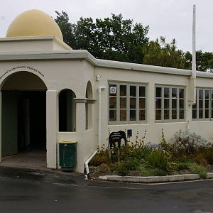 historic elephant house at Wellington Zoo