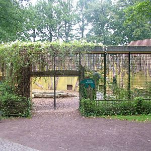 Converted bear pit at NaturZoo Rheine 2007