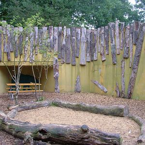 Converted bear pit at NaturZoo Rheine 2007