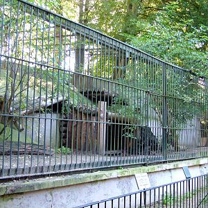 Brown Bear enclosure at Luebeck Tierpark 2007
