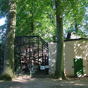 Chimpanzee enclosure at Luebeck Tierpark 2007