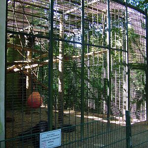 Chimpanzee enclosure at Luebeck Tierpark 2007