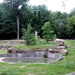 Nürnberg Zoo - Elephant paddock