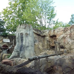 Orangutan Exhibit (Mock-Rock Monstrosity)