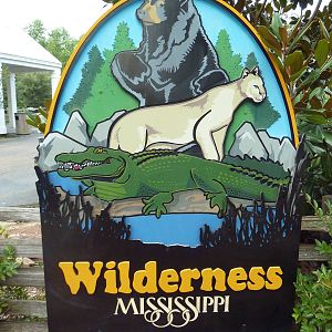 Mississippi Wilderness - Sign