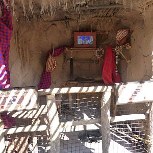 Inside Hut (A Step Into Africa) 9-2-12
