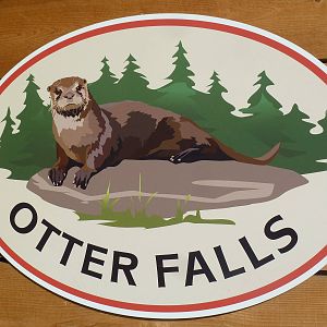 Rocky Shores - Otter Falls Sign