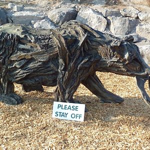 Grizzly Bear Statue (New in 2012)
