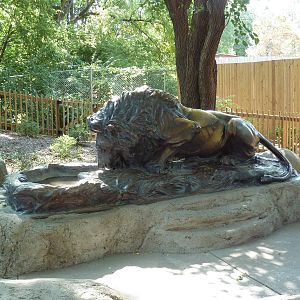 Genesis - 4,000 Pound Bronze Lion Statue