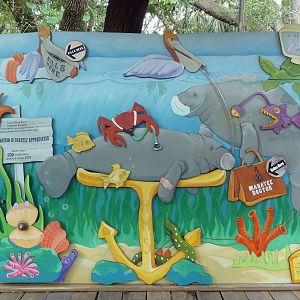 Manatee + Aquatic Center - Donation Mural