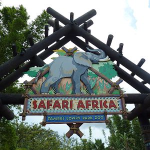Safari Africa - Entrance Sign