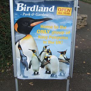 Sign outside the entrance