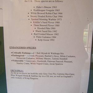 Sign in the Education building