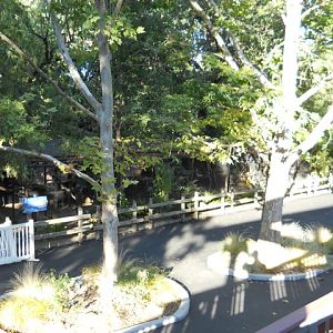 Old 1960s small animal exhibit complex on its way out