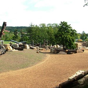 New Elephant Enclosure at Prague, 25/08/12