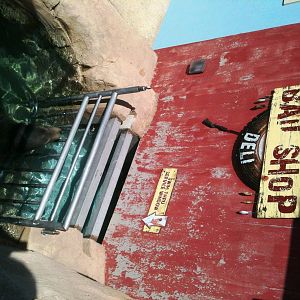 Sea Lion Cove theming, entrance to night quarters