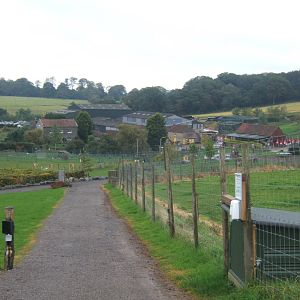 View towards the farm house