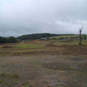 View of construction work on the New Elephant complex