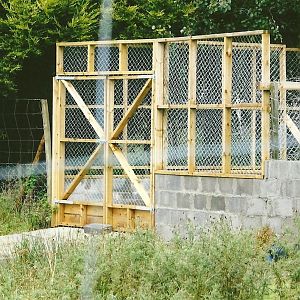 Sitatunga shed under construction 12th September 2012