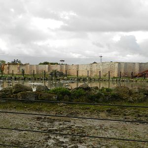 Hippopotamus Exhibit at Flamingo Land - 14/10/2012