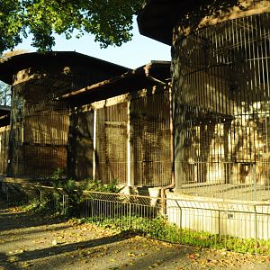 Old carnivore enclosure at Stare Zoo (Poznan)