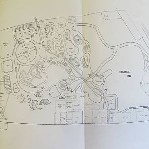 Auckland Zoo Map c. 1950