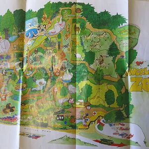 Auckland Zoo Map early 1980s