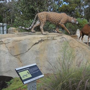 American Cheetah statue Elephant Odyssey