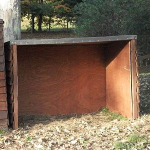 Sewerby Zoo, Possibly the best Goat hut in the world? 27th October 2012