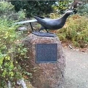 Passenger Pigeon Memorial-Pigeon Statue