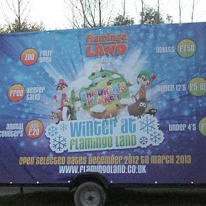 Advertisement for winter opening 1st November 2012