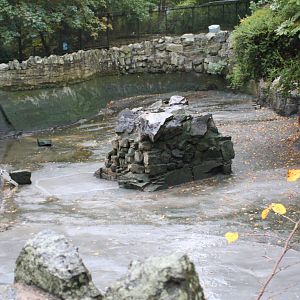 empty Sea Lion pool @ Edinburgh, 17.10.2012