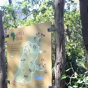 Africa Trail Sign