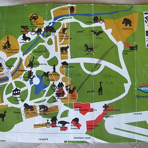 Auckland Zoo Map 1995
