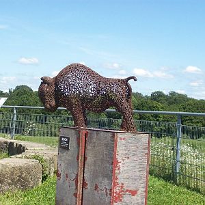 bison statue