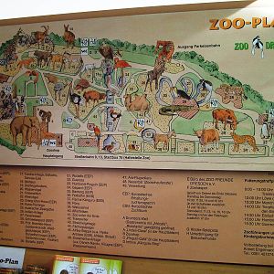 Zoo Map at Dresden, 29/08/12