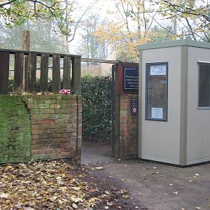 Sewerby Zoo, Temporary Zoo Entrance 16th November 2012