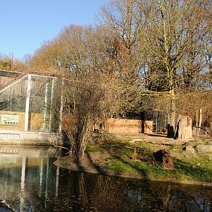 Lion enclosure at Dortmund
