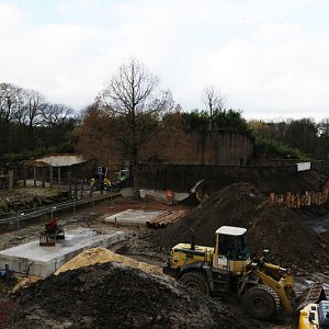 Expanded elephant enclosure at Allwetterzoo