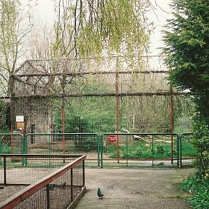 Looking towards African Lion exhibit 16th April 2004