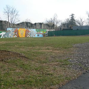 Future site of the new penguin exhibit