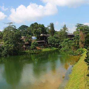 View towards the Entrance Village