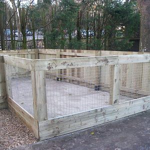 Sewerby Zoo, new hardstanding and shelter almost complete 13th December 201