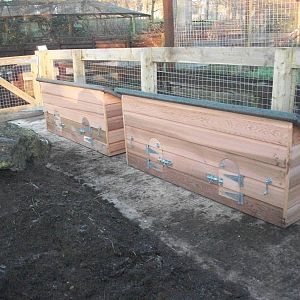 Sewerby Zoo, Cavy Country almost complete 13th December 2012