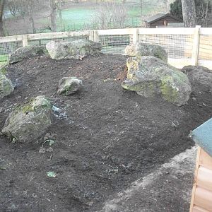 Sewerby Zoo, Cavy Country almost complete 13th December 2012